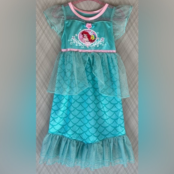 Disney Princess Other - Disney Princess - Ariel teal dress-up gown Dress (Size 2t)